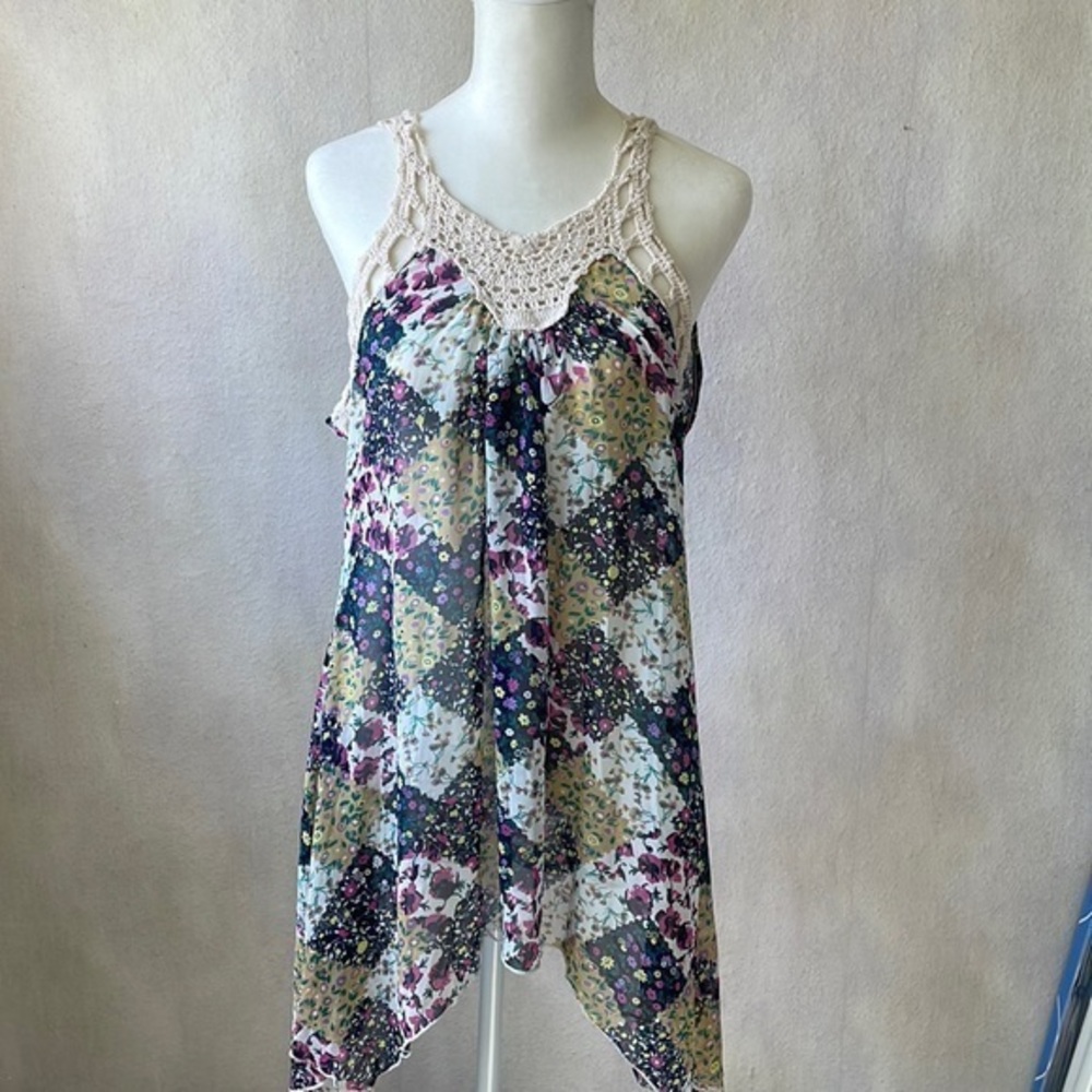 Daytrip sheer sleeveless top